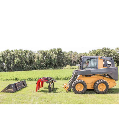 GreyWolf Skid Steer Quick Attach Grapple