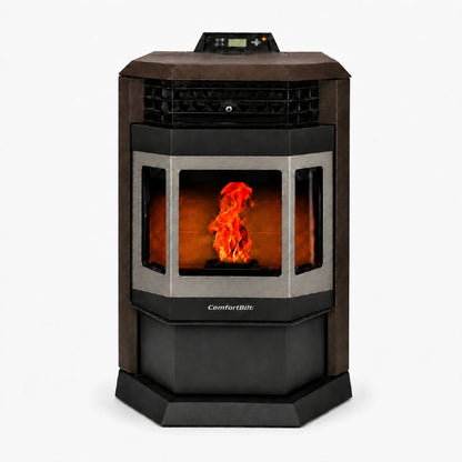 ComfortBilt HP22 24" Wood Pellet Stove with Stainless Steel Trim