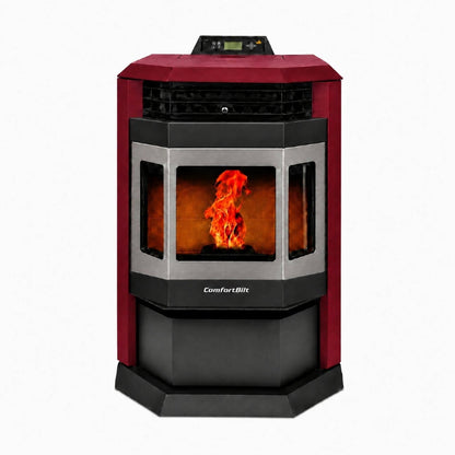 ComfortBilt HP22 24" Wood Pellet Stove with Stainless Steel Trim