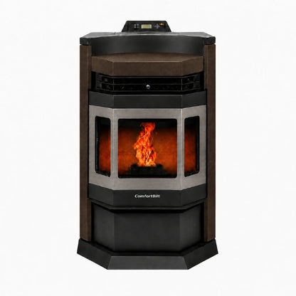ComfortBilt HP22-N 24" Wood Pellet Stove with Stainless Steel Trim