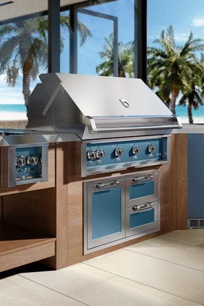Hestan 12″ Built In Outdoor Double Side Burner - AGB122