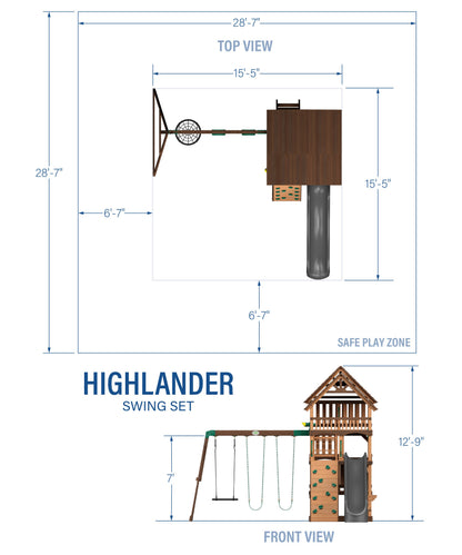 Highlander Swing Set