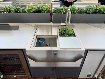 Hestan 30″ Outdoor Refreshment Center with High Shelf - GISHS30