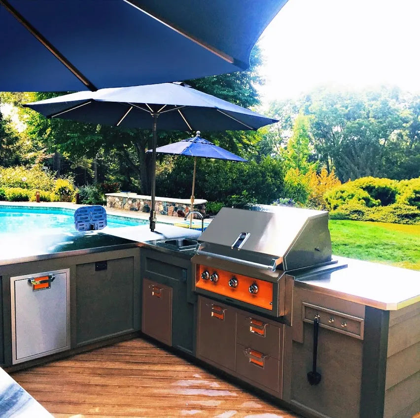 Aspire By Hestan 36" Outdoor Built-In Grill with 3 U-Burner &  Rotisserie - EABR36