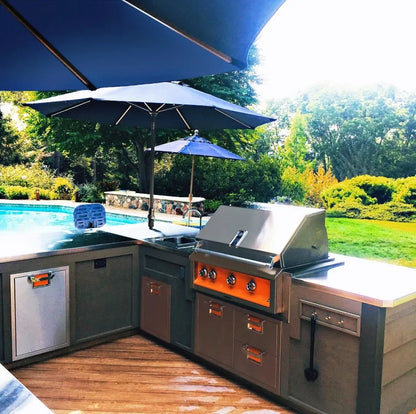 Aspire By Hestan 36" Outdoor Built-In Grill with 3 U-Burner &  Rotisserie - EABR36