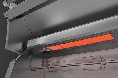 Hestan 36" Outdoor Built-In Grill with 2 Trellis Burner, 1 Sear Burner & Rotisserie Kit - GMBR36