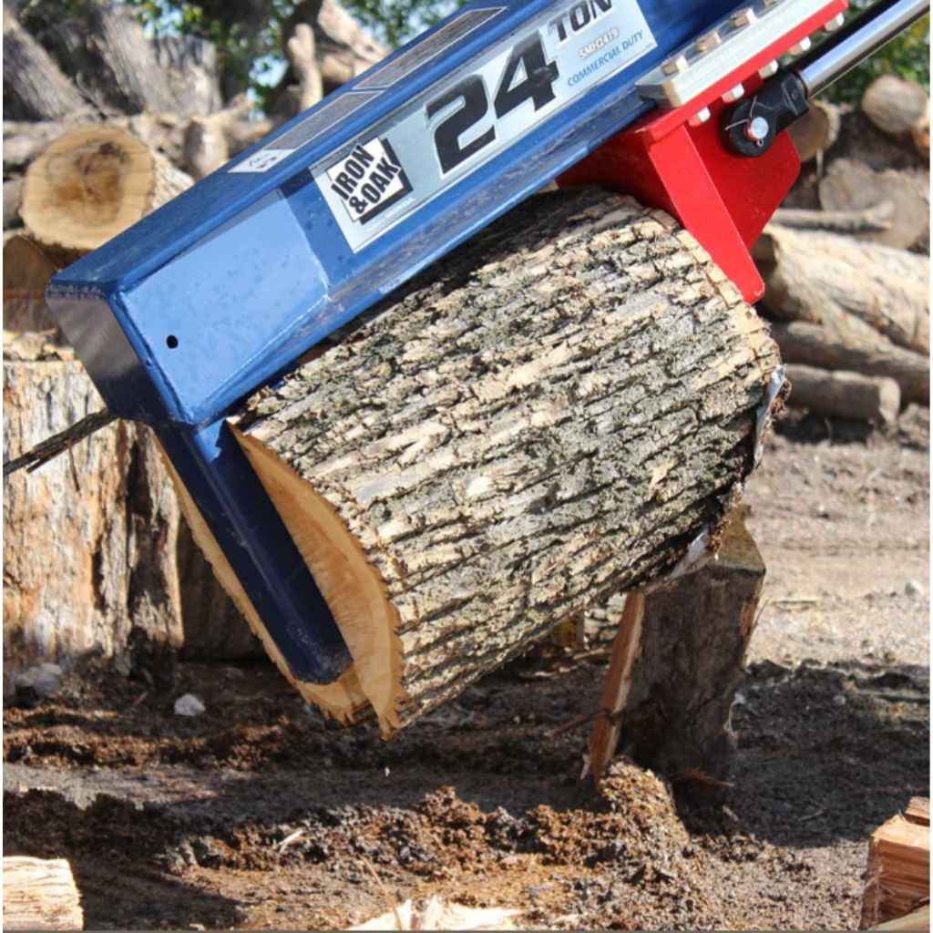 Iron And Oak 24 Ton Skid Steer Mount Log Splitter