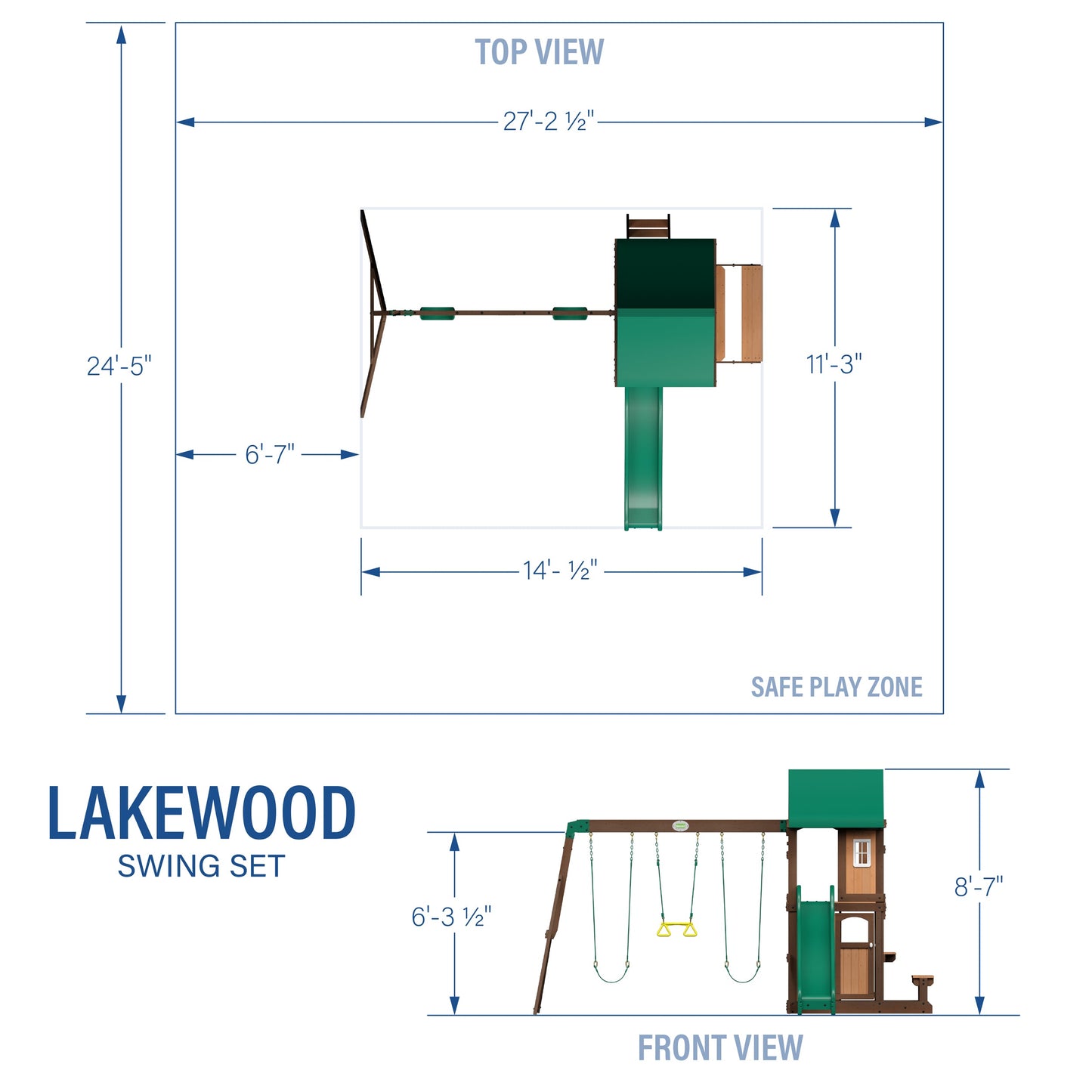 Lakewood Swing Set