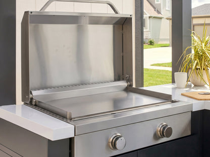 Lancaster | L-Shape Outdoor Kitchen with Built-In Grill & Griddle