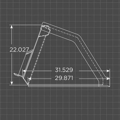 Loflin Mini Skid Steer Snow & Litter Bucket