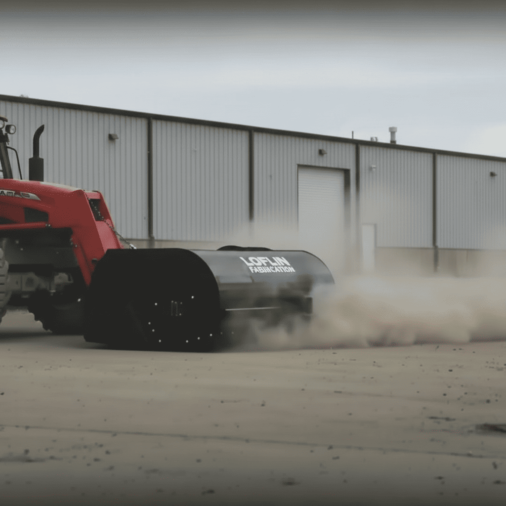 Loflin Skid Steer Hydraulic Pickup Broom