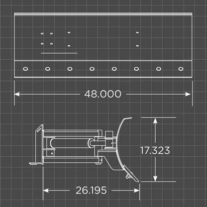 Loflin Mini Skid Steer Dozer Blade