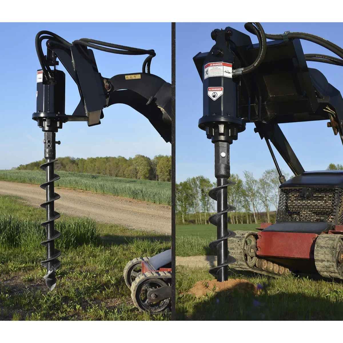 Loflin Mini Skid Steer Auger