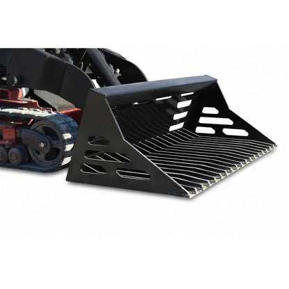 Loflin Mini Skid Steer Rock Bucket