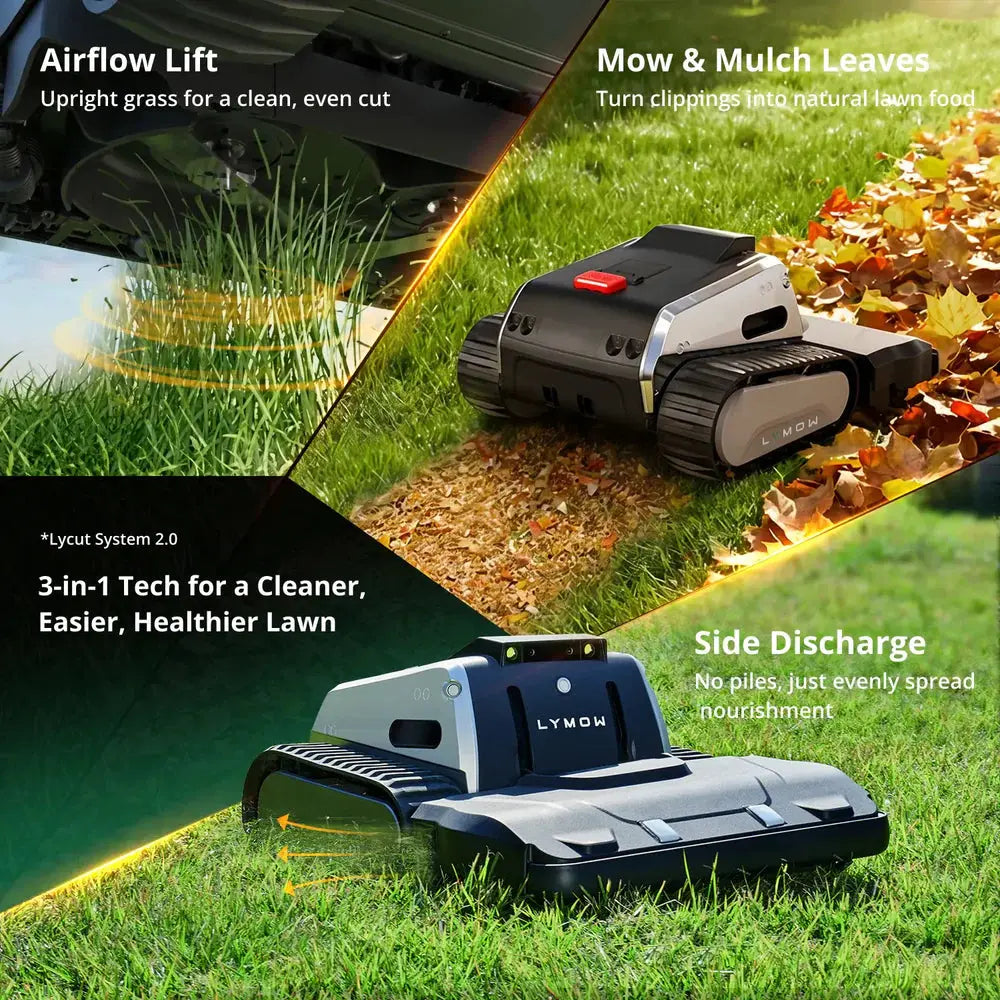 Lymow One Plus Robotic Lawn Mower (5A) | 1.1 Acres/Day