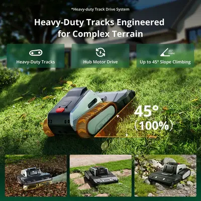Lymow One Plus Robotic Lawn Mower (5A) | 1.1 Acres/Day