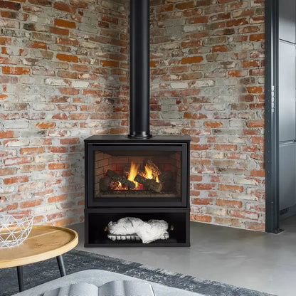 Majestic Trilliant 30 Freestanding Direct Vent Gas Fireplace | 35,000 BTU | IntelliFire Touch | TRILLIANT30IN-FREE