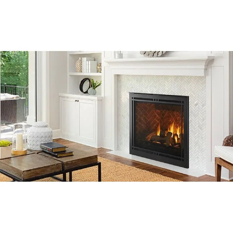 Majestic Meridian Platinum 36" Direct Vent Gas Fireplace | 40,000 BTU | IntelliFire Touch | MER36PN