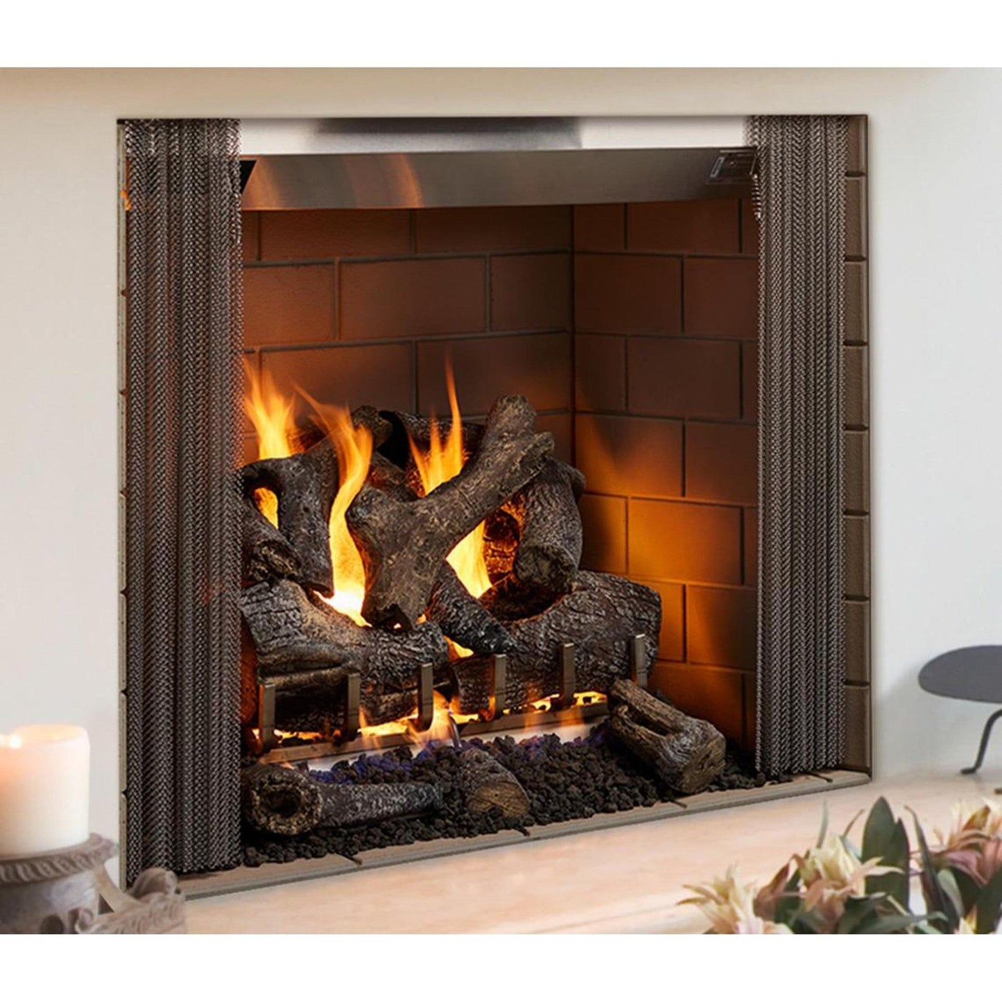 Majestic Castlewood 42" Traditional Outdoor Wood Burning Fireplace