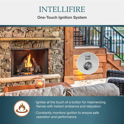 Majestic Courtyard 42" Traditional Outdoor Vent-Free Gas Fireplace