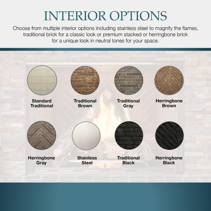 Majestic Courtyard 36" Traditional Outdoor Vent-Free Gas Fireplace