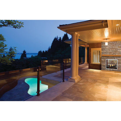 Majestic Fortress 36" Traditional Indoor/Outdoor See-Through Direct Vent Natural Gas Fireplace