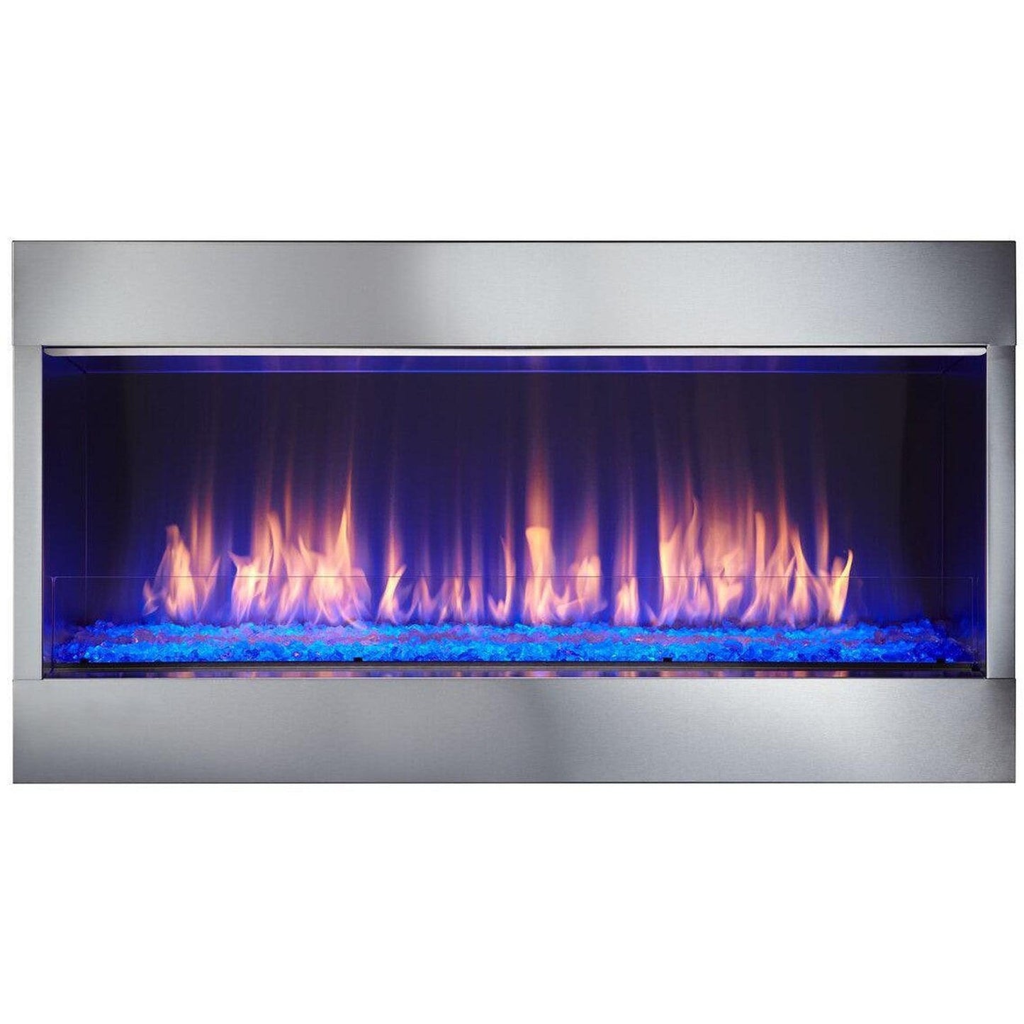 Majestic Lanai 60" Linear Contemporary Outdoor Vent-Free Natural Gas Fireplace
