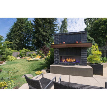 Majestic Lanai 60" Linear Contemporary Outdoor Vent-Free Natural Gas Fireplace