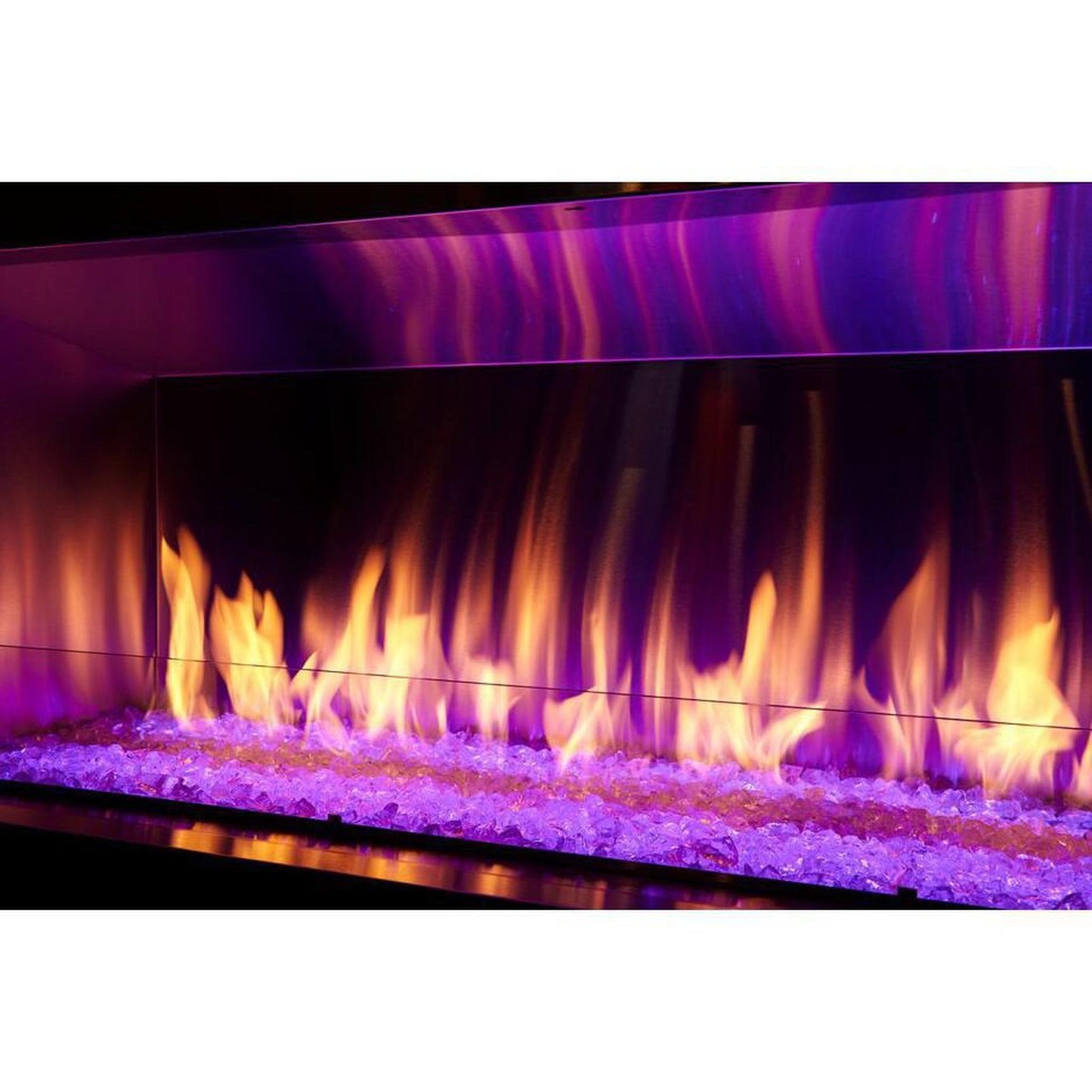 Majestic Lanai 60" Linear Contemporary Outdoor Vent-Free Natural Gas Fireplace