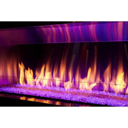 Majestic Lanai 60" Linear Contemporary Outdoor Vent-Free Natural Gas Fireplace