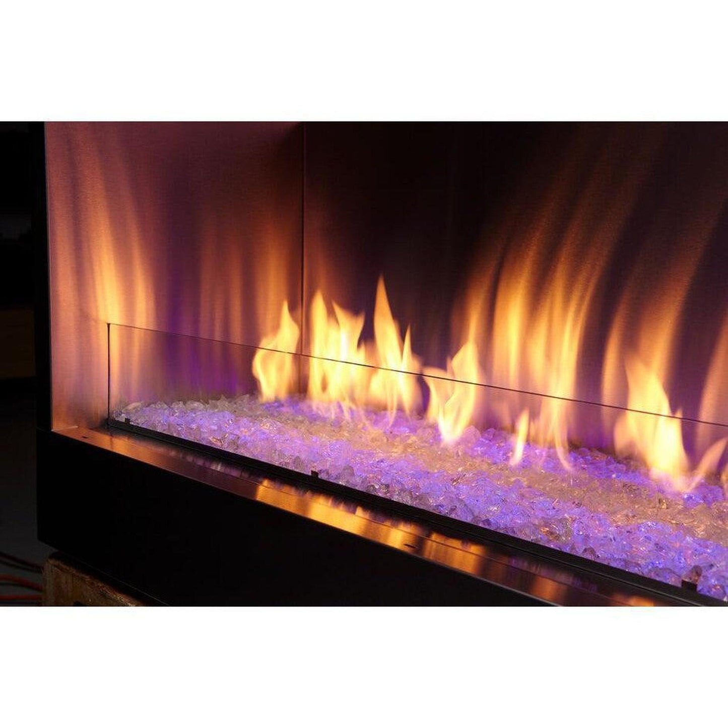 Majestic Lanai 60" Linear Contemporary Outdoor Vent-Free Natural Gas Fireplace