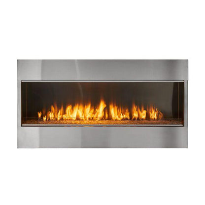 Majestic Lanai 60" Linear Contemporary Outdoor Vent-Free Natural Gas Fireplace