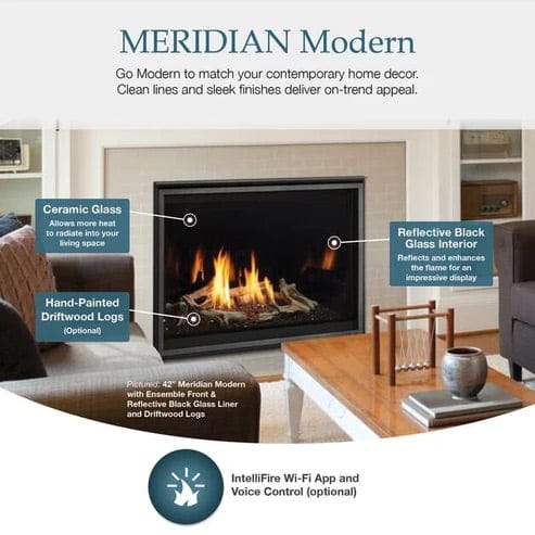 Majestic 36" Meridian Modern Direct Vent Gas Fireplace