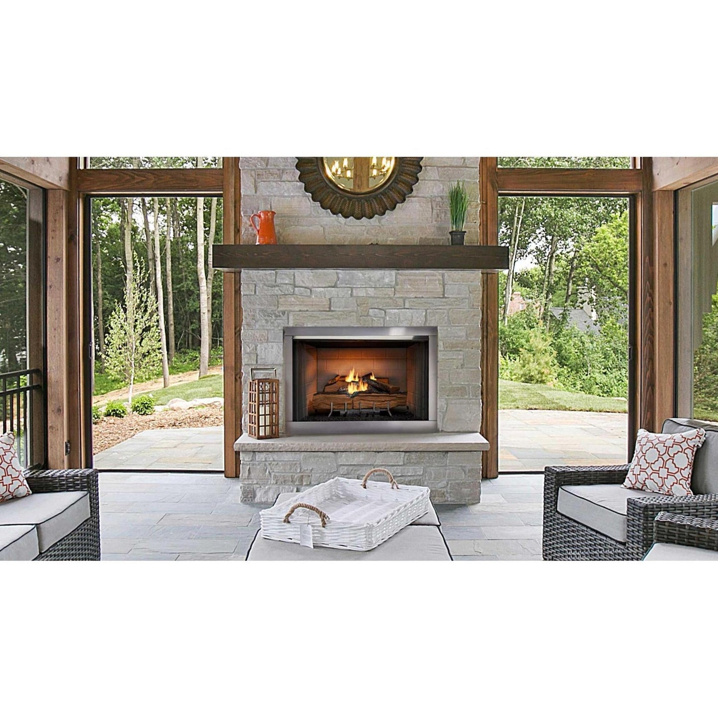 Majestic Vesper 42" Traditional Outdoor Vent-Free Gas Fireplace