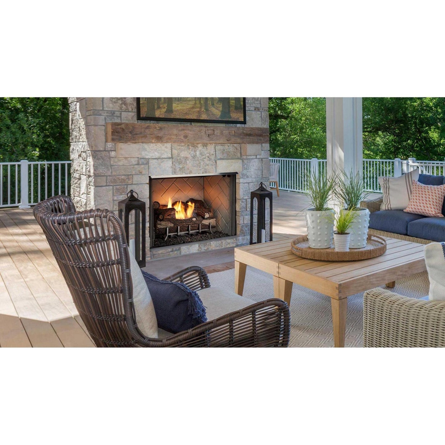 Majestic Vesper 42" Traditional Outdoor Vent-Free Gas Fireplace