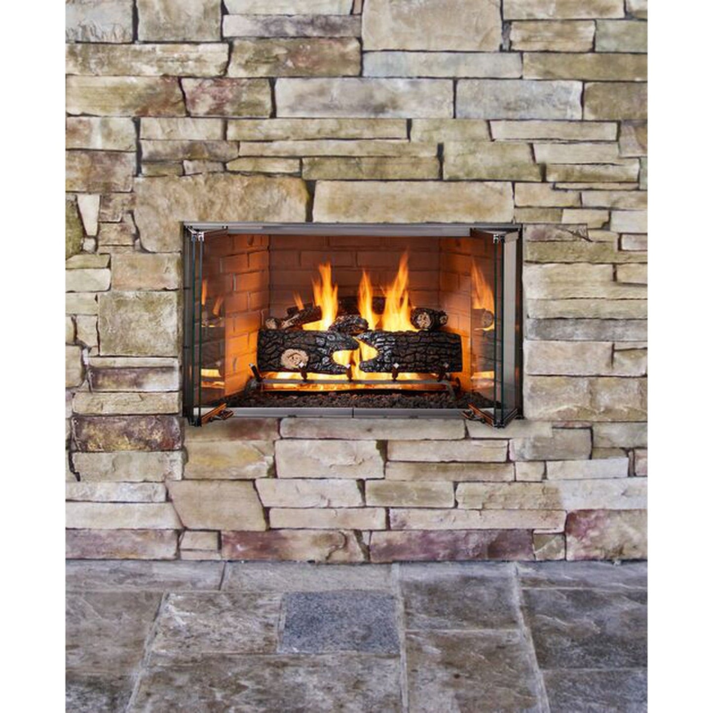Majestic Villawood 36" Traditional Outdoor Wood Burning Fireplace