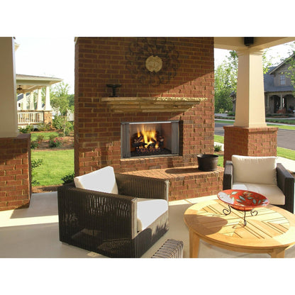 Majestic Villawood 36" Traditional Outdoor Wood Burning Fireplace