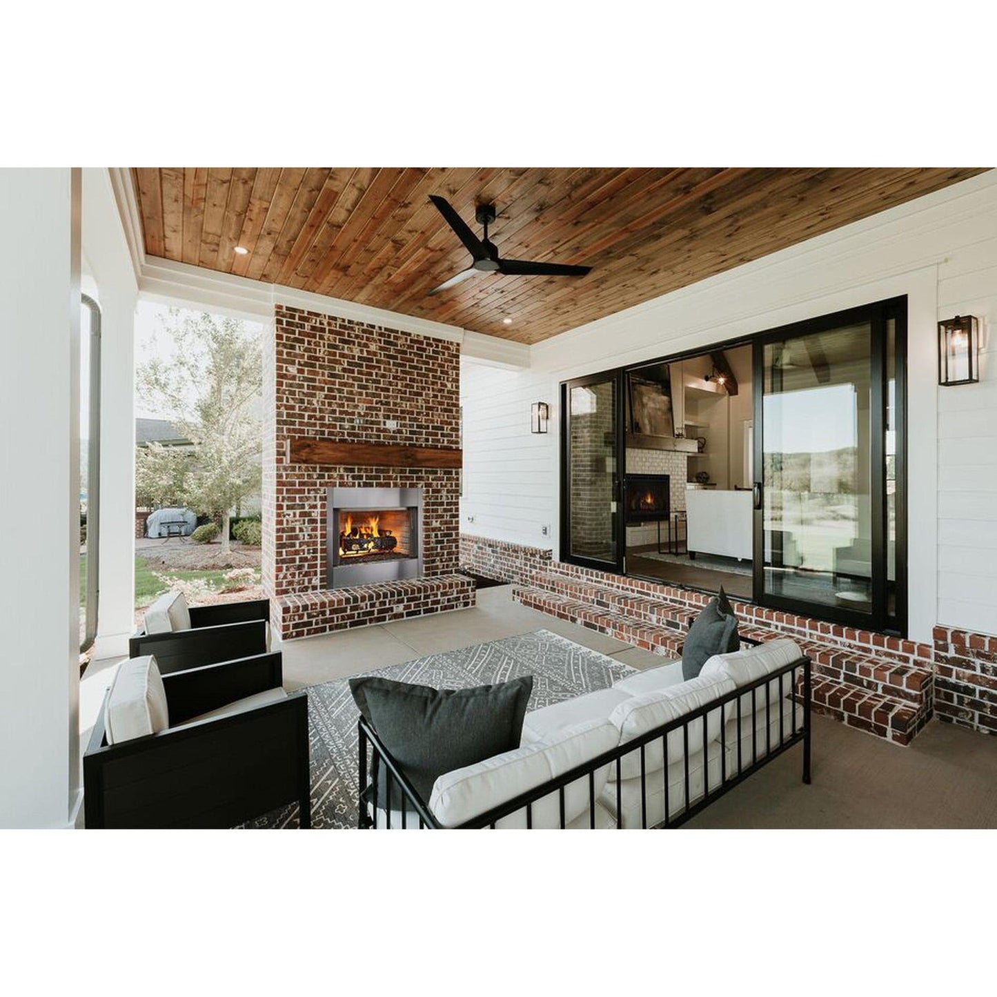 Majestic Villawood 36" Traditional Outdoor Wood Burning Fireplace