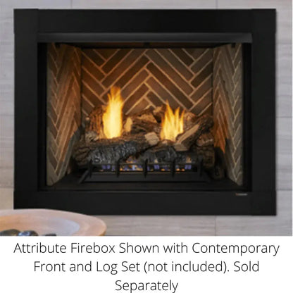 Monessen Gas Fireplace 32" Attribute Universal Circulating Vent-Free Firebox with Radiant Face and Multitonal Reversible Panels MF32AUVF