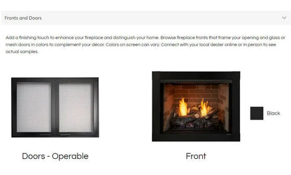Monessen Gas Fireplace Exacta Vent-Free Circulating Clean Face 42" MFV42Exacta
