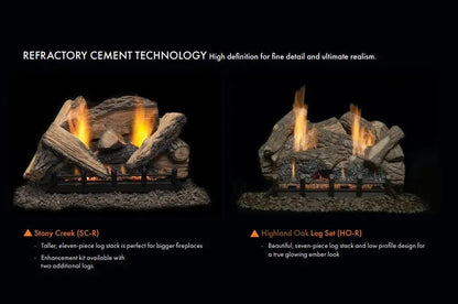Monessen Gas Fireplace 42" Attribute Universal Circulating Vent-Free Radiant Face & Multitonal Panels MF42AUVF