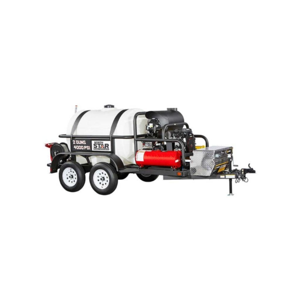 NorthStar Trailer Mounted Hot Water Commercial Pressure Washer 4000 PSI