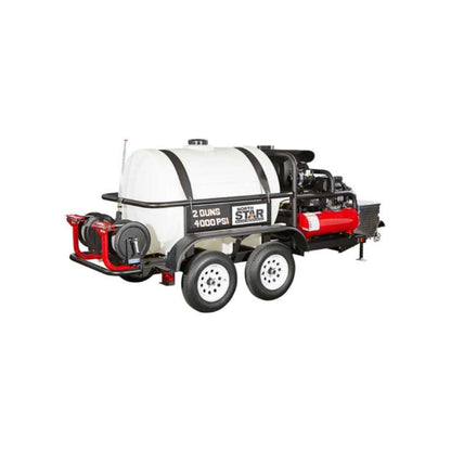 NorthStar Trailer Mounted Hot Water Commercial Pressure Washer 4000 PSI