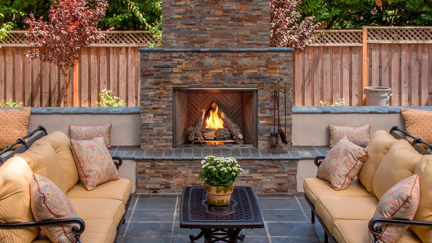 Majestic Courtyard 36" Outdoor Gas Fireplace | 55,000 BTU | IntelliFire Ignition | ODCOUG-36NR