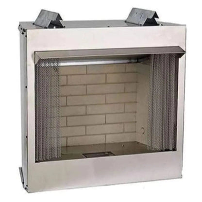 Empire Gas Fireplace 36" Carol Rose Stainless Steel FC36ROSE
