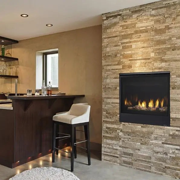 Majestic Quartz 42" Direct Vent Gas Fireplace | 28,500 BTU | IntelliFire Touch | QUARTZ42IFTN