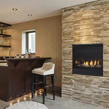 Majestic Quartz 42" Direct Vent Gas Fireplace | 28,500 BTU | IntelliFire Touch | QUARTZ42IFTN