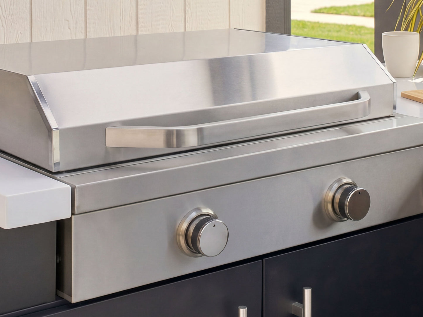 Emory | 12-Foot Outdoor Kitchen Island with Built-In Grill & Griddle