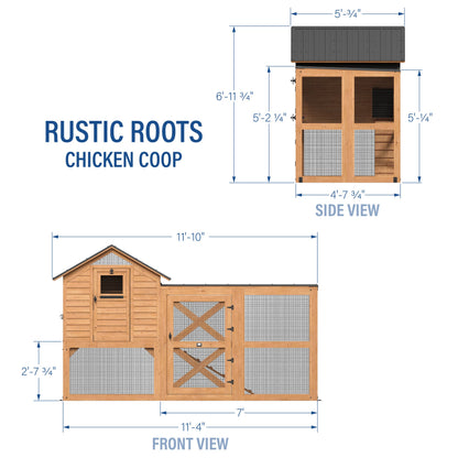 Rustic Roots Chicken Coop