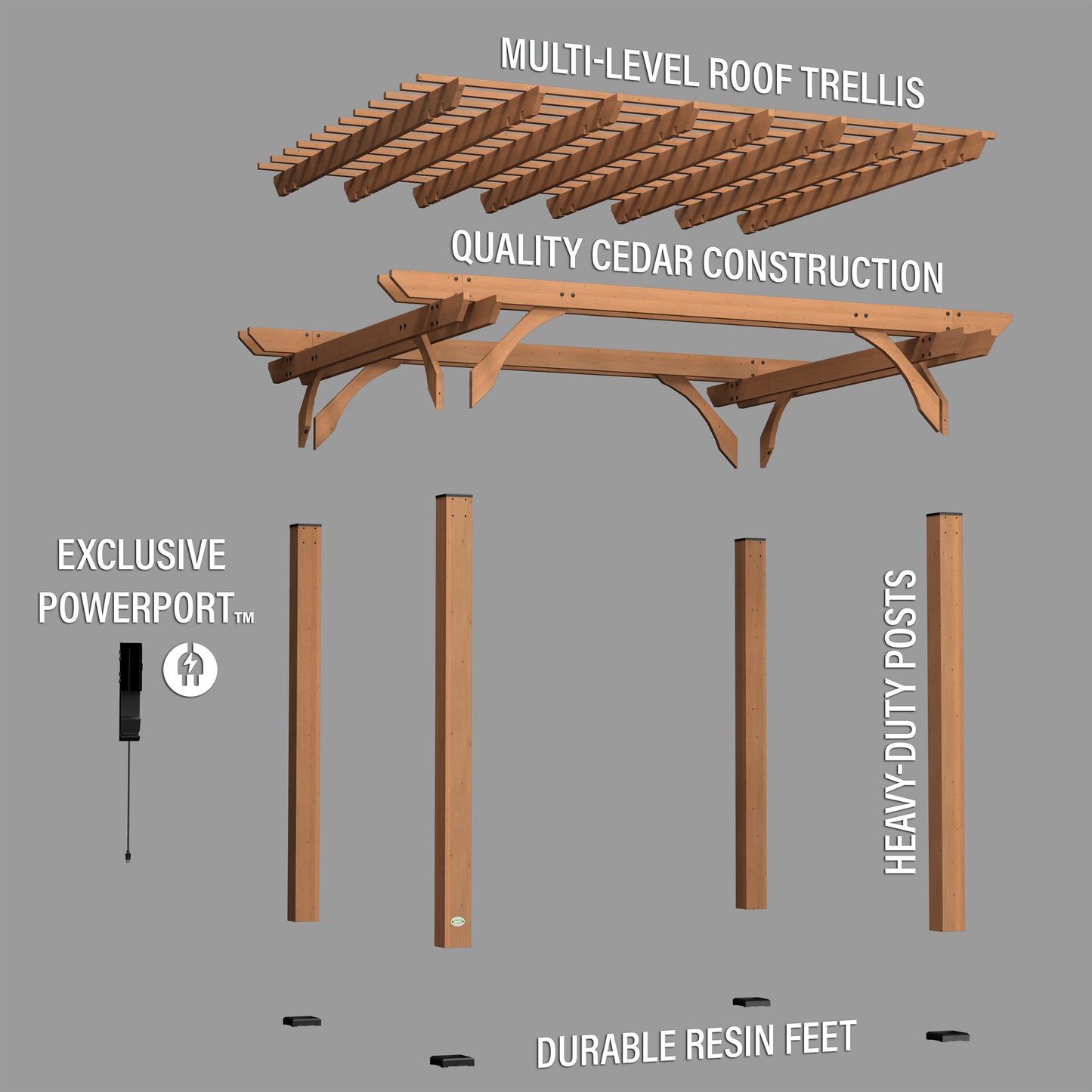 12x10 Beaumont Pergola